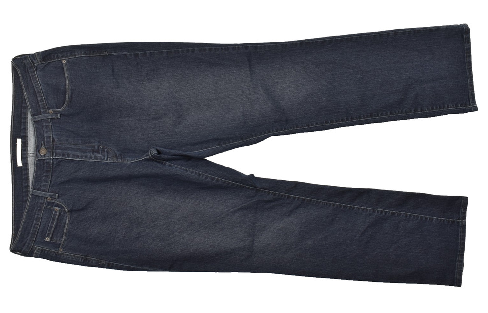Levi's 505 Straight Leg Jeans Women's Size 16 Dark Wash Denim Stretch Cotton